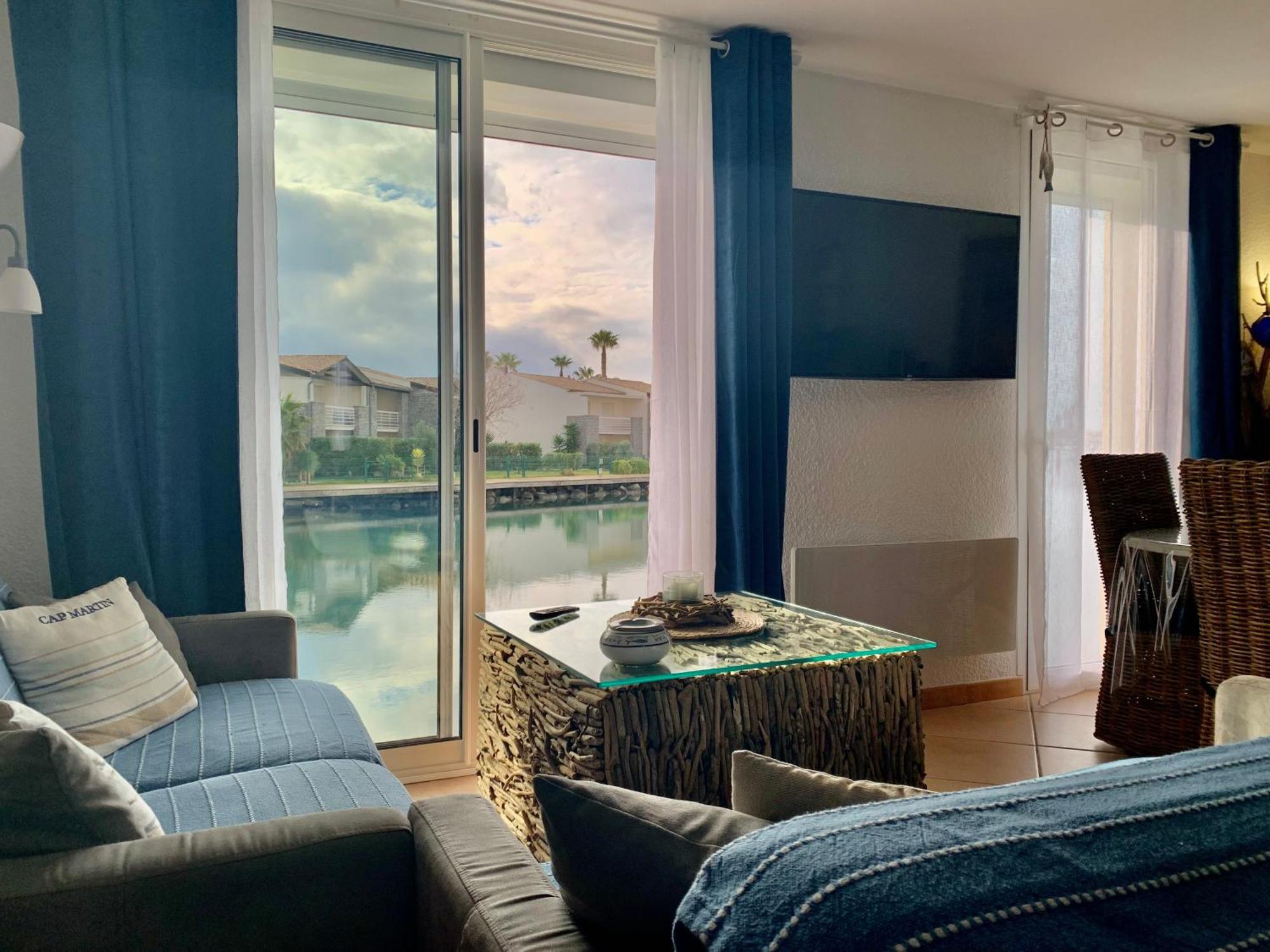 Appartement Vue Mer - Rdc - Parking Prive - Meuble Tourisme 4 Etoiles Агде Екстериор снимка